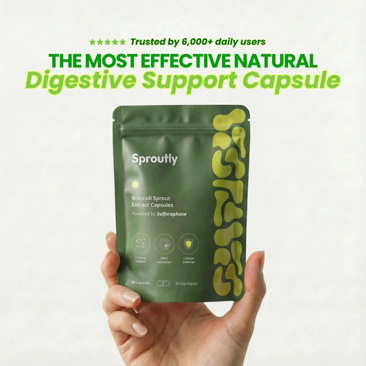 Sproutly Broccoli Sprout Extract Capsules for Gut Support
